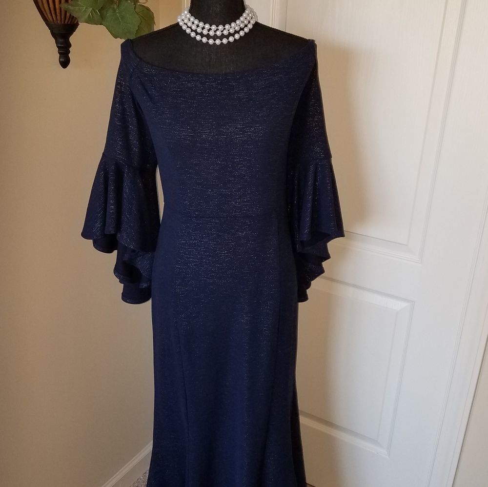 OFF THE SHOULDER LONG DRESS - Picture 5 of 5